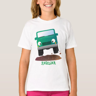 Niedliches Geländefahrzeug Cartoon T-Shirt