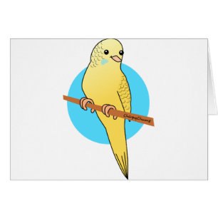 Niedliches gelbes Budgie