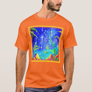 niedliches Gemälde "Starlit Dschungel". Jetzt kauf T-Shirt