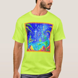 niedliches Gemälde "Starlit Dschungel". Jetzt kauf T-Shirt