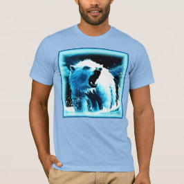 niedliches Gemälde "Wütender Polarbär". Jetzt kauf T-Shirt