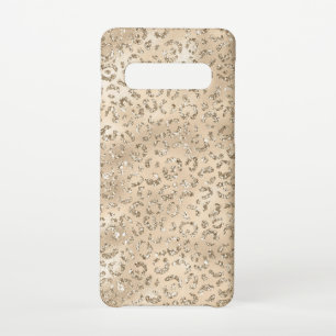 Niedliches Geparden-Leopardenmuster Samsung Galaxy S10 Hülle