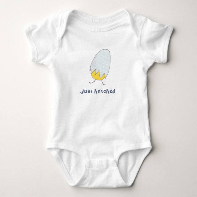 Niedliches, gerade gehacktes Baby-Kick-Gender-Neut Baby Strampler (Vorderseite)