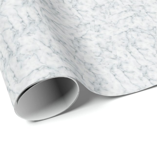 Niedliches Geschenk aus weißem Marmor Geschenkpapier (Rolleneckpunkt)