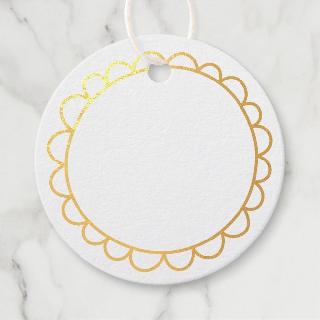 Niedliches Geschenk für den Doodle Circle Geschenkanhänger (Vorderseite)