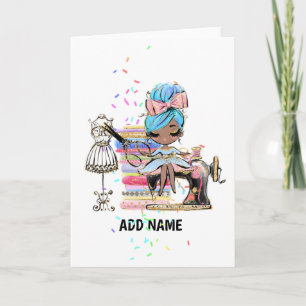 Niedliches Geschenk für den Kleidermacher, Nahkamp Karte