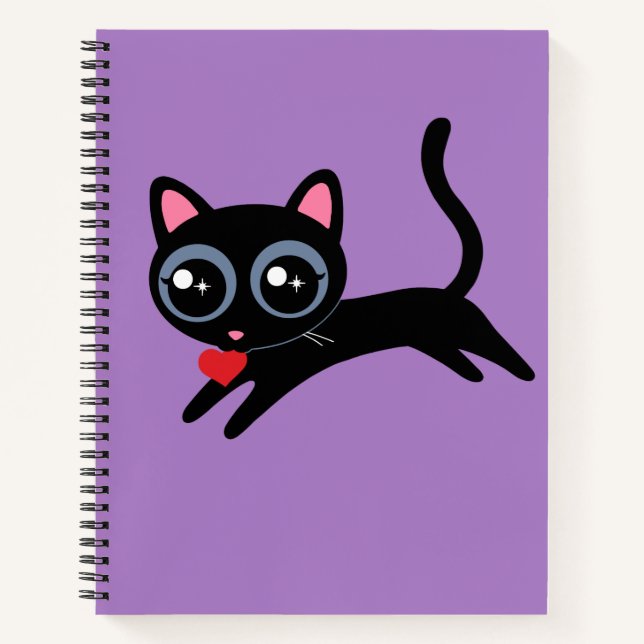 Niedliches Geschenk für Mädchen aus der Katze Notizbuch (Vorderseite)
