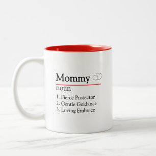 Niedliches Geschenk für Mama Zweifarbige Tasse
