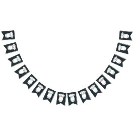 Niedliches Geschlecht zeigt Party-Jagdfahnen Wimpelkette