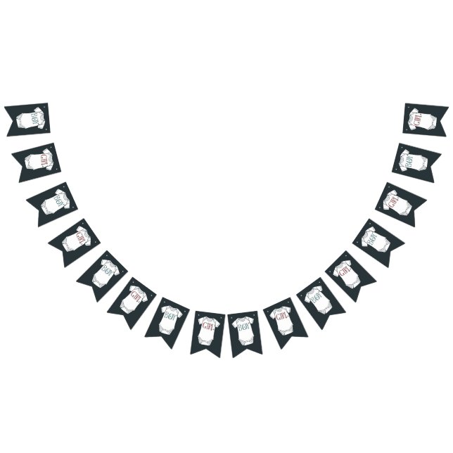 Niedliches Geschlecht zeigt Party-Jagdfahnen Wimpelkette (Alle)