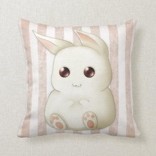 Niedliches geschwollenes Kawaii Häschen-Kaninchen Kissen