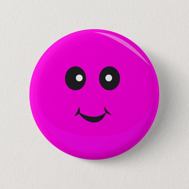 Niedliches Gesicht Button (Vorderseite)