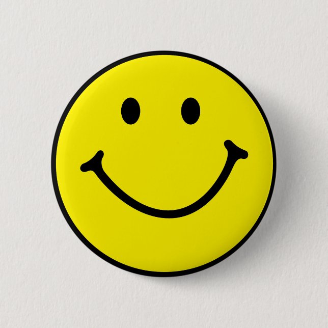 Niedliches Gesicht Button (Vorderseite)