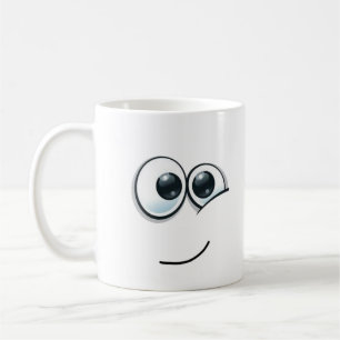 Niedliches Gesicht Kaffeetasse