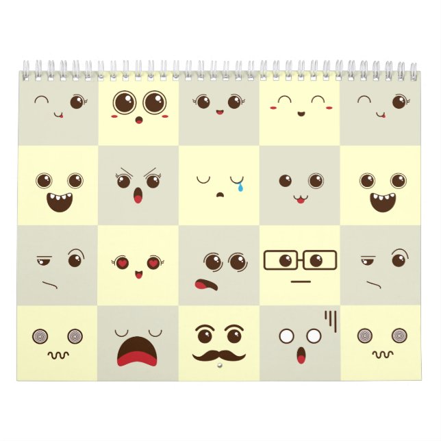 Niedliches Gesicht Kalender (Titelbild)