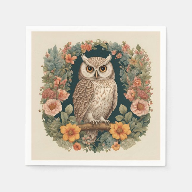 Niedliches Gesichtsauge Serviette (Vorderseite)