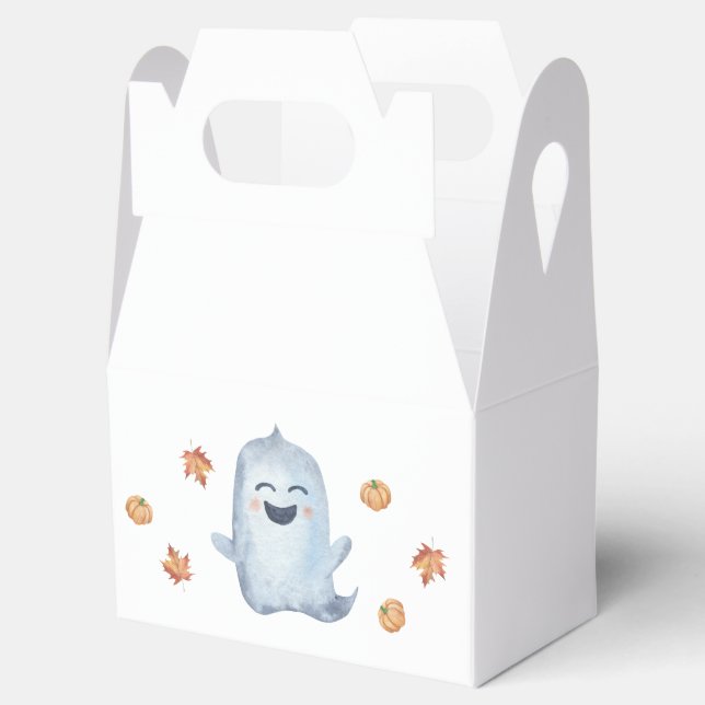 Niedliches Gespenst - Babydusche Geschenkschachtel (Geöffnet)