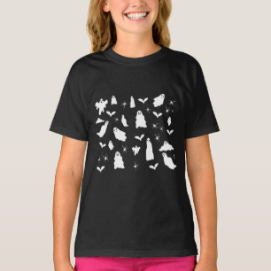 Niedliches Gespenst, Fledermäuse & Spieglein Hallo T-Shirt