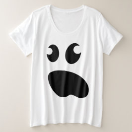Niedliches gespenstisches Geist Große Größe T-Shirt