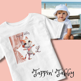 Niedliches Gestochen Tanztabellenkatze Kleinkind T-shirt