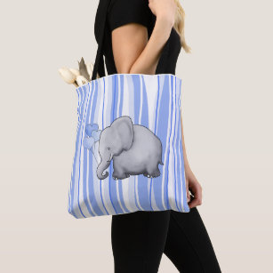 Niedliches gestreiftes Elefant-Baby-neue Tasche