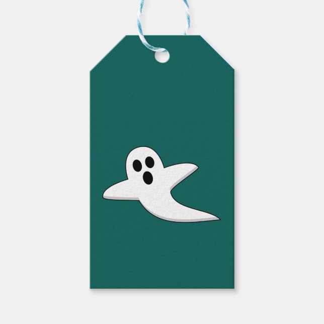 Niedliches Ghost Geschenkanhänger (Vorderseite)