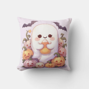Niedliches Ghost Halloween Kissen - unheimliche Ei