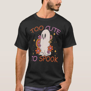 Niedliches Ghost Halloween Outfit zu Niedlich, um T-Shirt