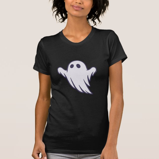 Niedliches Ghost | Halloween-Party T-Shirt (Vorderseite)