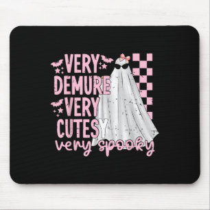 Niedliches Ghost Halloween Sehr unruhig Sehr dünn Mousepad