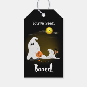 Niedliches Ghost Halloween Sie wurden befördert Ge Geschenkanhänger