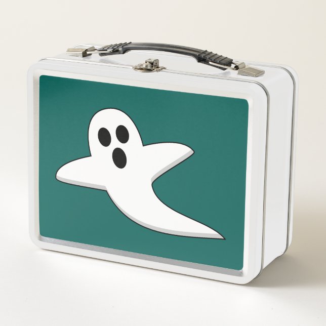 Niedliches Ghost Metall Brotdose (Vorderseite)