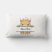Niedliches Giraffe-Kinderkissen