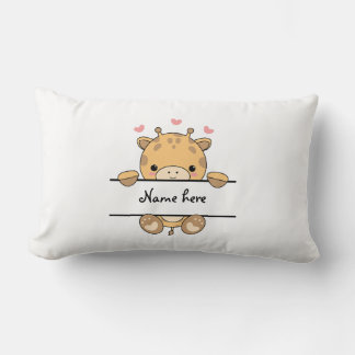 Niedliches Giraffe-Kinderkissen Lendenkissen