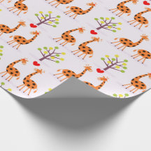 Niedliches Giraffe-Muster für Lieben