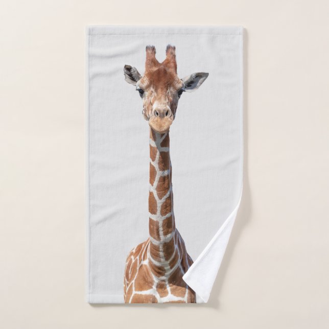 Niedliches Giraffengesicht Handtuch (Handtuch)