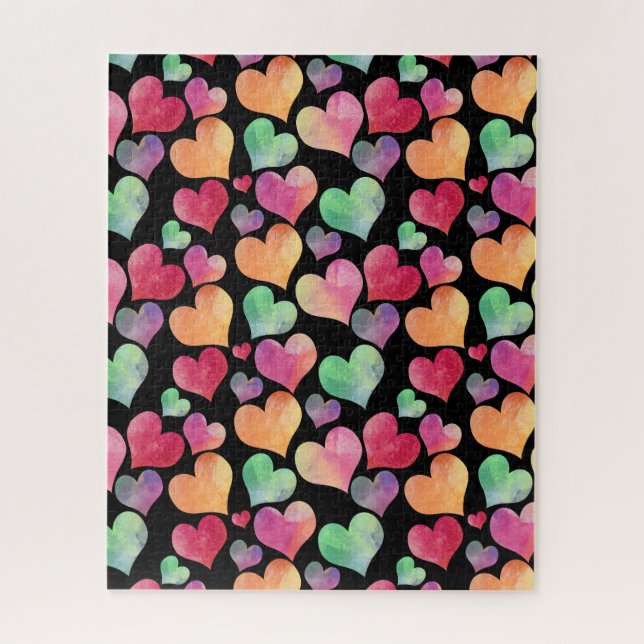 Niedliches Girl-Colorful Hard Heart Muster (Vertikal)