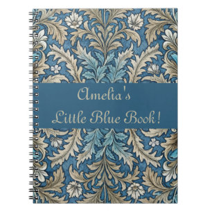 Niedliches Girl Floral Art Nouveau Wallpaper Muste Notizblock