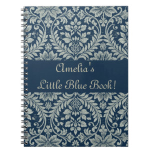 Niedliches Girl Floral Art Nouveau Wallpaper Muste Notizblock