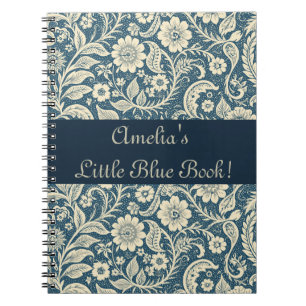 Niedliches Girl Floral Art Nouveau Wallpaper Muste Notizblock