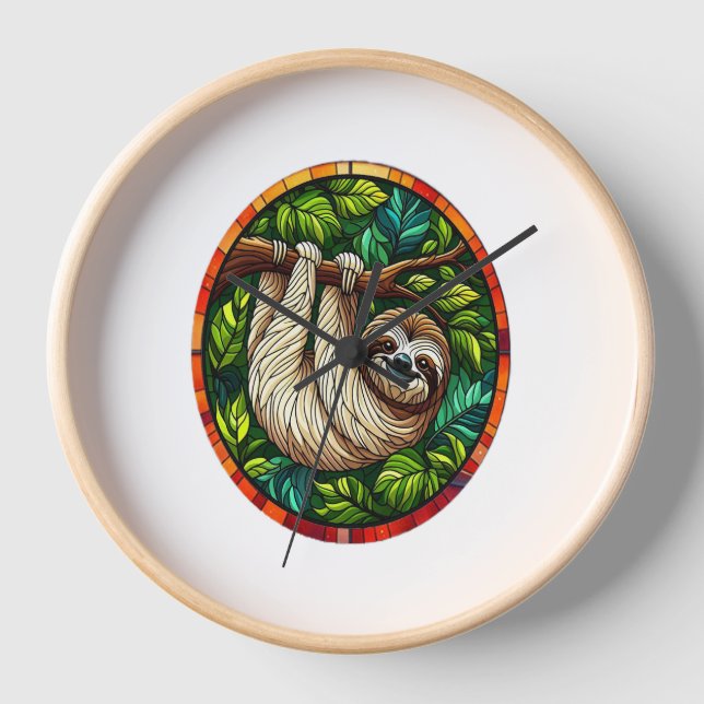 Niedliches, glänzendes Glas Uhr (Vorderseite)