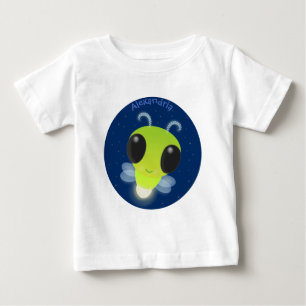 Niedliches Glow Bug Firefrefly Cartoon Illustratio Baby T-shirt