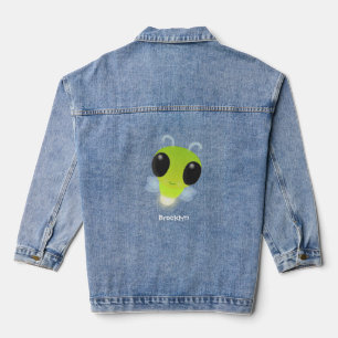 Niedliches Glow Bug Firefrefly Cartoon Illustratio Jeansjacke