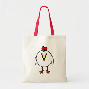 Niedliches glückliches Huhn Tragetasche