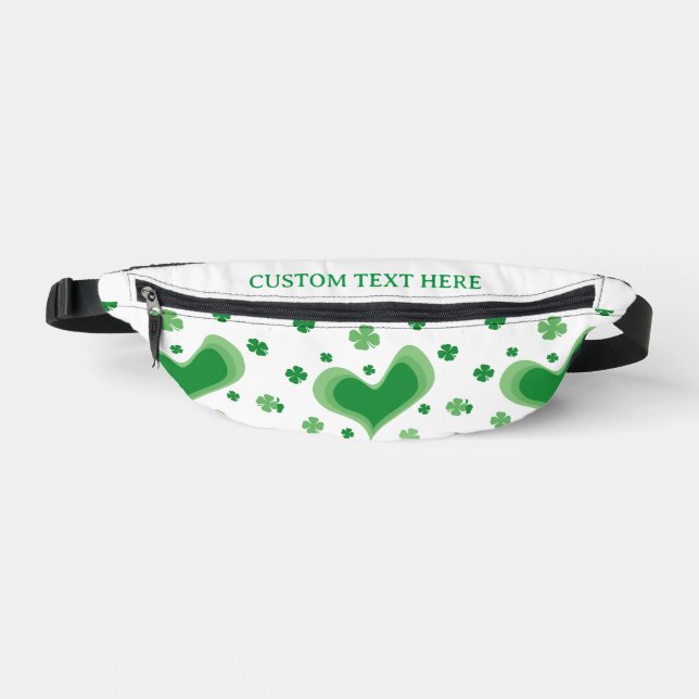 Niedliches Glücksklamotte St Patrick's Day Bauchtasche (Vorderseite)