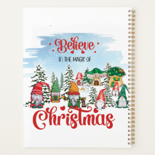 Niedliches Gnome feiert Weihnachtsfeiertag Planer