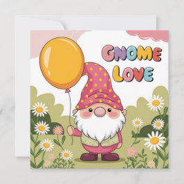 Niedliches Gnome mit Balloon - Design der GNOME-Li