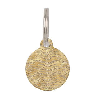 Niedliches Gold Tiger Hautbild - Tierlover Haustiermarke