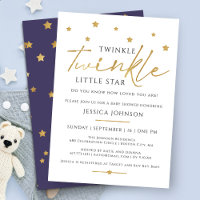 Niedliches Gold Twinkle Twinkle Little Star Baby D