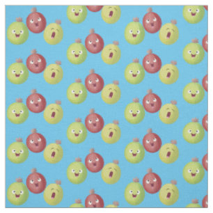 Niedliches Gooseberry-Trio mit Cartoon Stoff